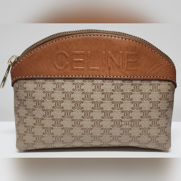 CELINE Vintage Macadam Cosmetic Pouch - Picture 2 of 15